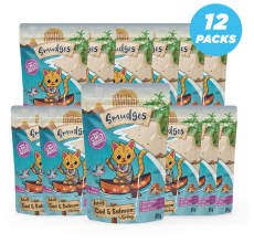 Aloha Smudges Cod & Salmon Adult Cat wet food in Gravy 85g Pouch Pack of 12