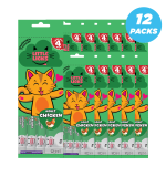 Smudges Little Licks Chicken Creamy Bisque Treats for Adult Cat 4 x 15g- Pack of 12