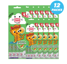 Smudges Little Licks Chicken Creamy Bisque Treats for Kitten Cat 4 x 15g- Pack of 12