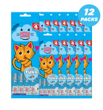 Smudges Little Licks Tuna Creamy Bisque Treats for Adult Cat 4 x 15g- Pack of 12