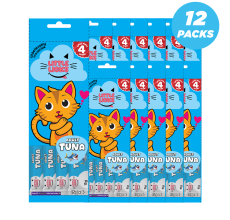 Smudges Little Licks Tuna Creamy Bisque Treats for Adult Cat 4 x 15g- Pack of 12
