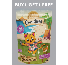 Aloha Smudges Chicken Adult Cat wet food in Jelly 85g Pouch