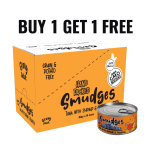 Smudges Adult Cat Tuna Flakes With Shrimp & Pumpkin in Gravy 80g x 12 Can
