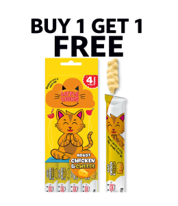Smudges Little Licks Chicken & Cheese Creamy Bisque Treats for Adult Cat 4 x 15g