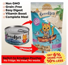 Aloha Smudges Ocean Fish & Salmon Adult Cat wet food in Jelly 85g Pouch