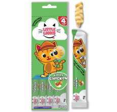 Smudges Little Licks Chicken Creamy Bisque Treats for Kitten Cat 4 x 15g