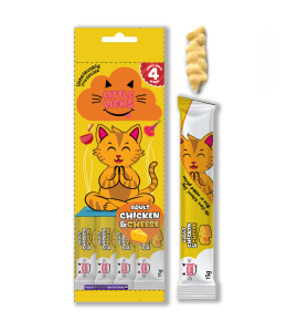 Smudges Little Licks Chicken & Cheese Creamy Bisque Treats for Adult Cat 4 x 15g