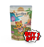 Buy one Get one Aloha Smudges Chicken Adult Cat wet food in Gravy 85g Pouch