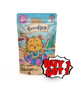 Buy one Get one Aloha Smudges Chicken Kitten Cat wet food in Gravy 85g Pouch