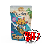Buy one Get one Aloha Smudges Tuna Adult Cat wet food in Jelly 85g Pouch