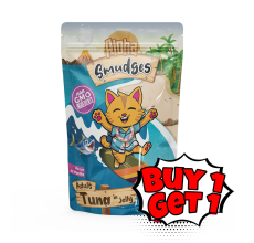 Buy one Get one Aloha Smudges Tuna Adult Cat wet food in Jelly 85g Pouch