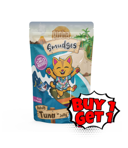 Buy one Get one Aloha Smudges Tuna Adult Cat wet food in Jelly 85g Pouch