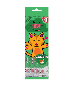 Smudges Little Licks Chicken Creamy Bisque Treats for Adult Cat 4 x 15g