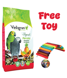 Vadigran Parrot Tropical 650 gr with Mix Fruits - Rainbow Bridge - 1
