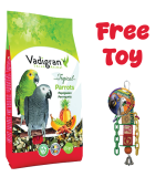 Vadigran Parrot Tropical 650 gr with Mix Fruits - Alphabet Chain - 1