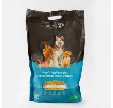 Zabeel Pets - Chicken with Rice & Veggies | 840g (60g × 14 Pouches)