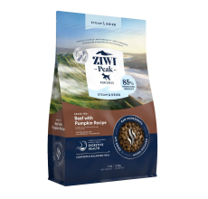 ZiwiPeak Steam & Dried Grass-Fed Beef with Pumpkin Recipe Dry Dog Food 3.2KG