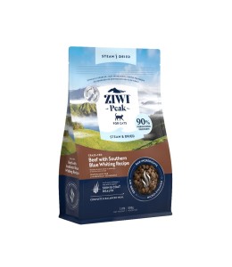 ZIWI Peak Steam & Dried Grass-Fed Beef with Southern Blue Whiting Recipe Dry Cat Food 800G