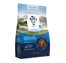 ZiwiPeak Steam & Dried Grass-Fed Lamb with Green Vegetables Recipe Dry Dog Food 3.2KG