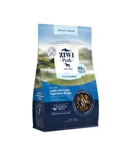 ZIWI Peak Steam & Dried Grass-Fed Lamb with Green Vegetables Recipe Dry Dog Food 1.5KG