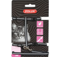 Zolux Cat Harness & Leash Kit - Black