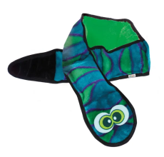 Outward Hound Invincibles Snake Blue/Green 6 Squeakers