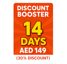 14 Days Booster – AED 149 (30% Discount)