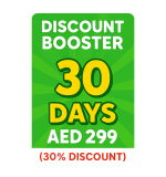 30 Days Booster – AED 299 (30% Discount)