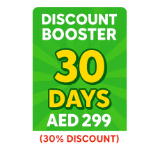 30 Days Booster – AED 299 (30% Discount)