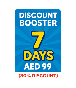 7 Days Booster – AED 99 (30% Discount)