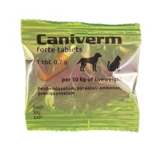 Caniverm Deworming tablet 1 - 0.7g