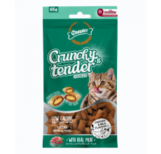 Gnawlers Chicken & Milk Flavour Crunchy & Tender Cat Treats 65g