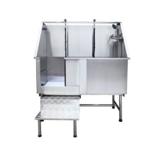 Nutrapet 304 stainless steel pet bath-tub with taps L 127Cms X W 69.5Cms X H 149 Cms