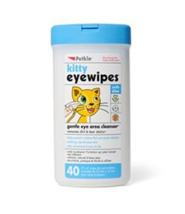 Petkin Kitty Eye Wipes 40ct