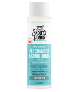 Skouts Honor Probiotic Shampoo Plus Conditioner Unscented Grooming 475ML