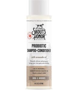 Skouts Honor Probiotic Shampoo Plus Conditioner Dog of the Woods Grooming 475ML