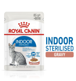 Royal Canin Feline Health Nutrition Indoor Sterilised Gravy (WET FOOD - Pouches)