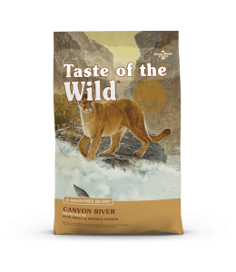 Taste of  the Wild Canyon River Feline Recipe with Trout & Smoked Salmon 2.27kg (CAT)