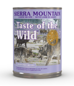 Taste of the Wild Sierra Mountain Canine Recipe with Roasted Lamb 390grm (DOG)