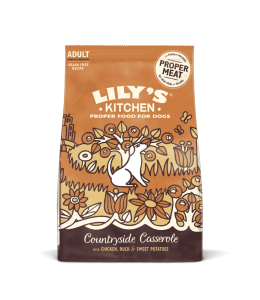 Lily's Kitchen Countryside Casserole with Chicken, Duck & Sweet Potatoes Adult Dry Dog Food (1kg)
