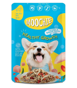 Moochie Dog Food Puppy Casserole with Chicken - Healthy Growth Pouch 85g