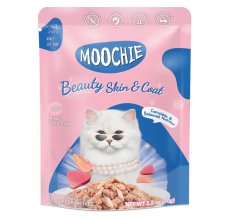 Moochie Cat Food Mince with Tuna - Beauty Skin & Coat Pouch 70g