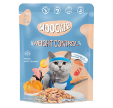 Moochie Cat Food Mince with Salmon - Weight Control Pouch 70g