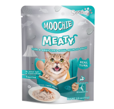 Moochie Cat Food Tuna & Green Lipped Mussel Recipe in Gravy Pouch 70g