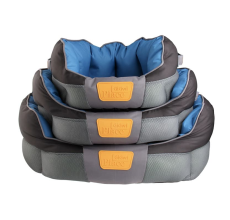 Gigwi Place Soft Bed Canvas, TPR Blue & Black Large