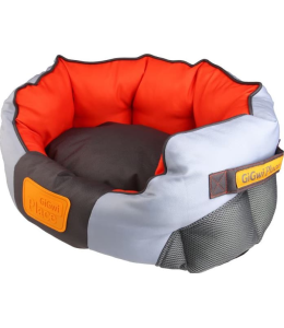 Gigwi Place Soft Bed Canvas, TPR Red & Orange Small