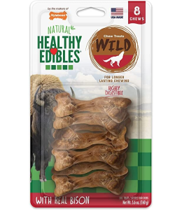 Nylabone Healthy Edibles Wild Bison 8ct Card Small