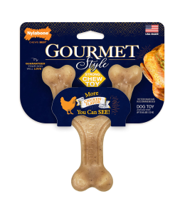 Nylabone Gourmet Style Strong Chew Wishbone, Chicken Small