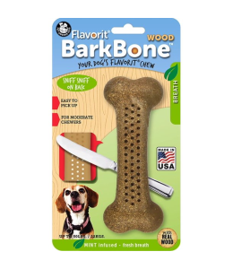 Pet Qwerks Barkbone Wood Flavorit Mint Flavor 