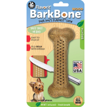 Pet Qwerks Barkbone Wood Flavorit Mint Flavor